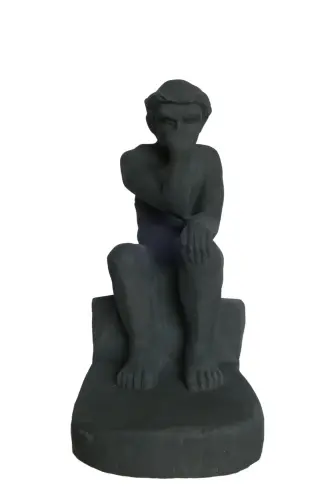 Artikelbild des Artikels “Thinker Figure, 62cm Height | GRC (Glassfibre Reinforced Concrete), Bronze Finish “